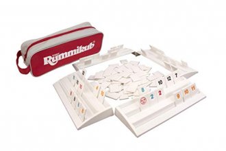 Cover art for Rummikub - The Complete Original Game With Full-Size Racks and Tiles in a Durable Canvas Storage/Travel Case by Pressman - Amazon Exclusive
