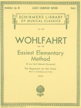 Cover art for Easiest Elementary Method for Beginners, Op. 38: Schirmer Library of Classics Volume 1404 Violin Method