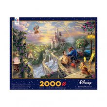 Cover art for Ceaco Thomas Kinkade Disney Beauty & The Beast Jigsaw Puzzle, 2000 Pieces