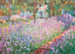 Cover art for Eurographics The Artist's Garden by Claude Monet 1000-Piece Puzzle
