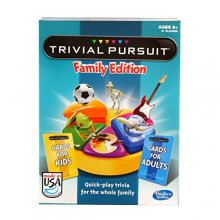 Cover art for Hasbro Gaming Trivial Pursuit Game: Family Edition Board Game, Family Trivia Games for Adults and Kids, 2+ Players, Ages 8+ (Amazon Exclusive)