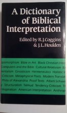 Cover art for A Dictionary of Biblical Interpretation