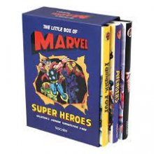 Cover art for The Little Box of Marvel Super Heroes Collection 2: Avengers, Fantastic Four, X-Men (Taschen)