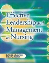 Cover art for Effective Leadership and Management in Nursing (7th Edition)