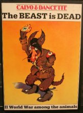 Cover art for The beast is dead: II World War among the animals