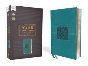 Cover art for NASB, Thinline Bible, Leathersoft, Teal, Red Letter, 2020 Text, Comfort Print