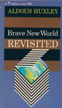 Cover art for Brave New World Revisited (Perennial Library, 1965)