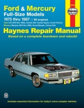 Cover art for Ford & Mercury Full Size Sedans '75'87 (Haynes Manuals)