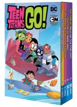 Cover art for Teen Titans Go!: Party Party! / Welcome to the Pizza Dome / Mumbo Spirit / Smells Like Teen Titans Spirit