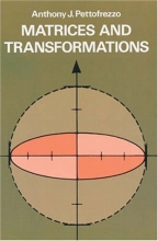 Cover art for Matrices and Transformations (Dover Books on Mathematics)