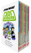 Cover art for Star Wars Jedi Academy Series 7 Books Collection Set (Books 1 - 7) by Jeffrey Brown (Jedi Academy, Phantom Bully, New Class, Force Oversleeps, Revenge of the Sis & MORE!)