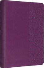Cover art for ESV Personal Size Reference Bible (TruTone, Plum, Wildflower Design)