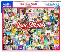 Cover art for White Mountain Puzzles Love Stories - 1000 Piece Jigsaw Puzzle