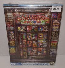 Cover art for Springbok GROOVY RECORDS 1000 Pc Jigsaw Puzzle SEALED NEW