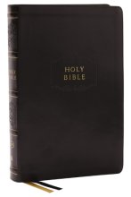 Cover art for KJV Holy Bible with 73,000 Center-Column Cross References, Black Leathersoft, Red Letter, Comfort Print: King James Version