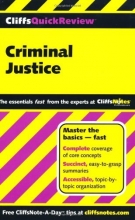 Cover art for Criminal Justice (Cliffs Quick Review)