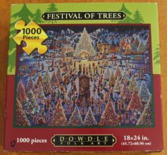 Cover art for Dowdle Festival of Trees 1000 Piece Puzzle