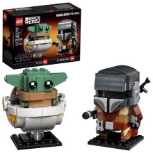 Cover art for LEGO BrickHeadz Star Wars The Mandalorian & The Child 75317 'Baby Yoda' Building Toy, Collectible Model Figures Set, Gift Idea for Teens