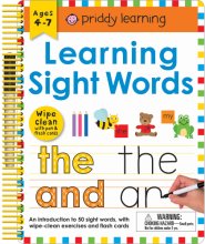 Cover art for Wipe Clean: Learning Sight Words: Includes a Wipe-Clean Pen and Flash Cards! (Wipe Clean Learning Books)