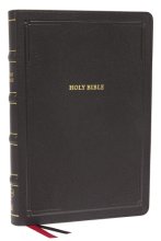 Cover art for NKJV, Deluxe Thinline Reference Bible, Large Print, Leathersoft, Black, Red Letter, Comfort Print: Holy Bible, New King James Version