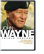 Cover art for John Wayne Triple Feature: Green Berets, The / Flying Leathernecks / In Harm's Way (3FE)