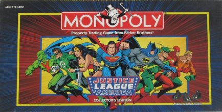 Cover art for Monopoly Justice League of America Collector's Edition