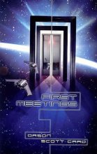 Cover art for First Meetings: Three Stories from the Enderverse