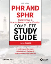 Cover art for PHR and SPHR Professional in Human Resources Certification Complete Study Guide: 2018 Exams (Sybex Study Guide)