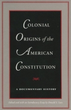 Cover art for Colonial Origins of the American Constitution