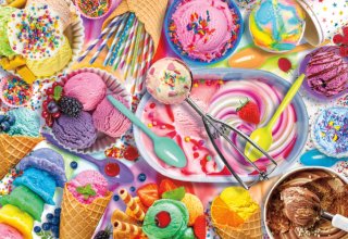 Cover art for Buffalo Games - Ice Cream Social - 2000 Piece Jigsaw Puzzle