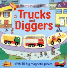 Cover art for Trucks and Diggers (Magnet Books)