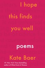 Cover art for I Hope This Finds You Well: Poems