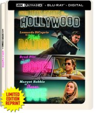 Cover art for Once Upon a Time In Hollywood (Limited Edition Steelbook) [4K UHD + Blu-ray + Digital]