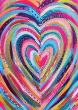 Cover art for Buffalo Games - Jessi Raulet - Bright Heart - 500 Piece Jigsaw Puzzle for Adults Challenging Puzzle Perfect for Game Nights - 500 Piece Finished Size is 21.25 x 15.00