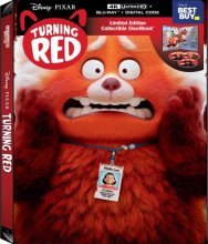 Cover art for Turning Red [SteelBook] [Includes Digital Copy] [4K Ultra HD Blu-ray/Blu-ray] [Only @ Best Buy] [2022]