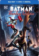 Cover art for Batman and Harley Quinn [Blu-ray + DVD]: A DC Universe Original Movie - Steelbook Edition [Spanish Artwork] English & Spanish Audio & Subtitles