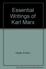 Cover art for Essential Writings of Karl Marx
