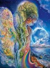 Cover art for Buffalo Games - Josephine Wall - The Sadness of Gaia (Glitter Edition) - 1000 Piece Jigsaw Puzzle , Blue, 168 months to 1200 months