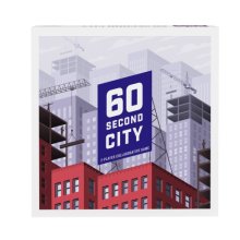 Cover art for 60 Second City 2-Player Collaborative Strategy Board Game