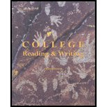 Cover art for College Reading and Writing (Custom)