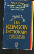 Cover art for The Klingon Dictionary: English/Klingon Klingon/English