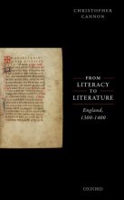 Cover art for From Literacy to Literature: England, 1300-1400