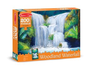 Cover art for Melissa & Doug Woodland Waterfall Scene Jigsaw Puzzle (200 pcs)