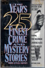 Cover art for The Year's 25 Finest Crime and Mystery Stories