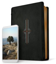 Cover art for Tyndale NLT Filament Bible (Hardcover Leather-Like, Black): Premium Bible with Access to Filament Bible App, Mobile Access to Study Notes, Devotionals, Video and More