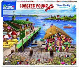 Cover art for White Mountain Puzzles Lobster Pound 1000 Piece Jigsaw Puzzle