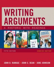 Cover art for Writing Arguments, Concise Edition: A Rhetoric with Readings (5th Edition)