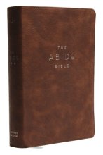 Cover art for NKJV, Abide Bible, Leathersoft, Brown, Red Letter, Comfort Print: Holy Bible, New King James Version
