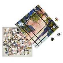 Cover art for Adult Jigsaw Puzzle Tiffany Studios: View of Oyster Bay (500 Pieces): 500-piece Jigsaw Puzzles