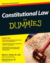 Cover art for Constitutional Law For Dummies